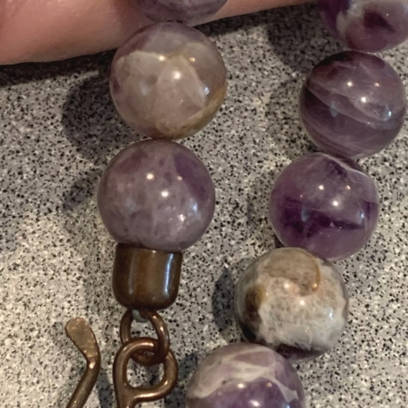 🎀Clearance🎀 JAY KING Heavy Copper AMETHYST 925 NECKLACE ESTATE PIECE 👀 - Picture 8 of 9